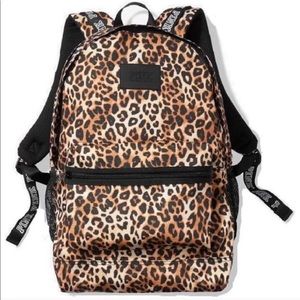New pink Vs  leopard cheetah backpack